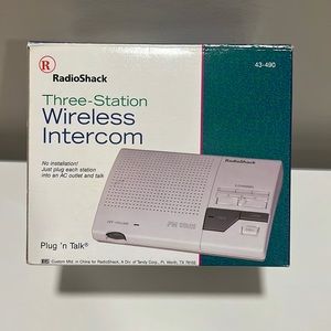 RadioShack Three-Station Wireless Intercom